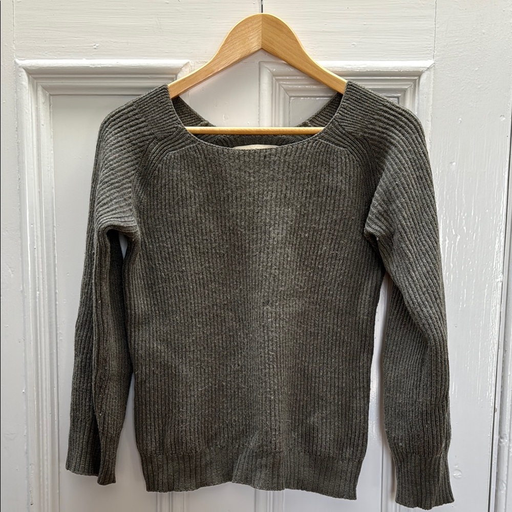 Margaret Howell London Gray Green Sweater